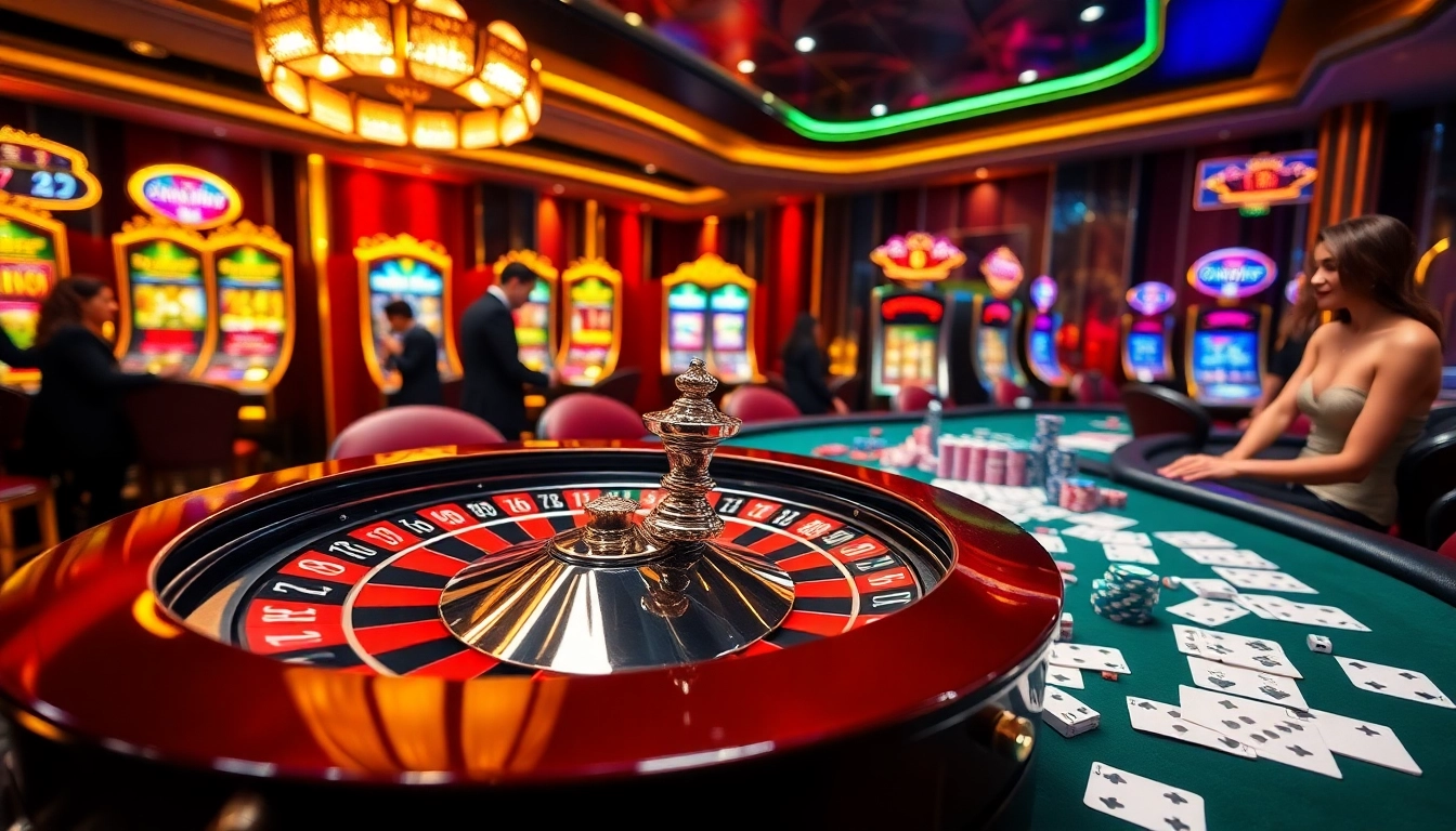 Experience the thrill of casino gaming with ok8386's vibrant roulette and poker action.