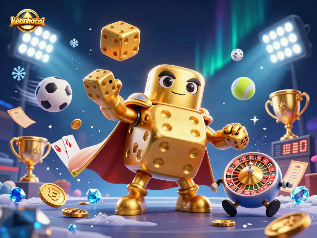 Experience thrilling action with keonhacai’s vibrant 3D characters and dynamic gambling elements.