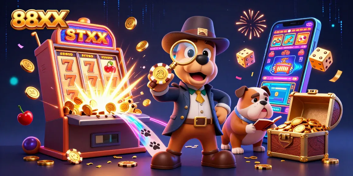 Experience the thrill at 88XX as a detective uncovers clues amidst a vibrant casino scene.