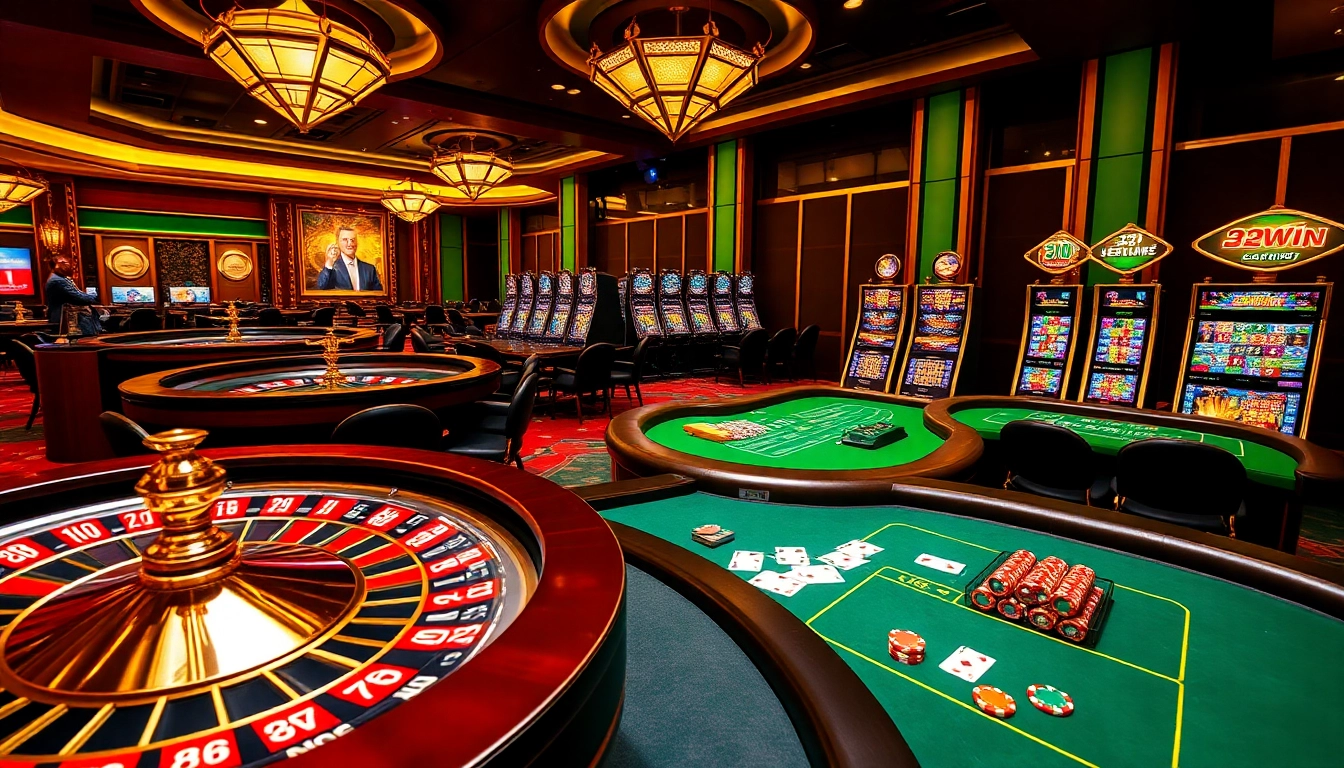 Experience 32WIN excitement with vibrant casino action and engaging live dealer games.