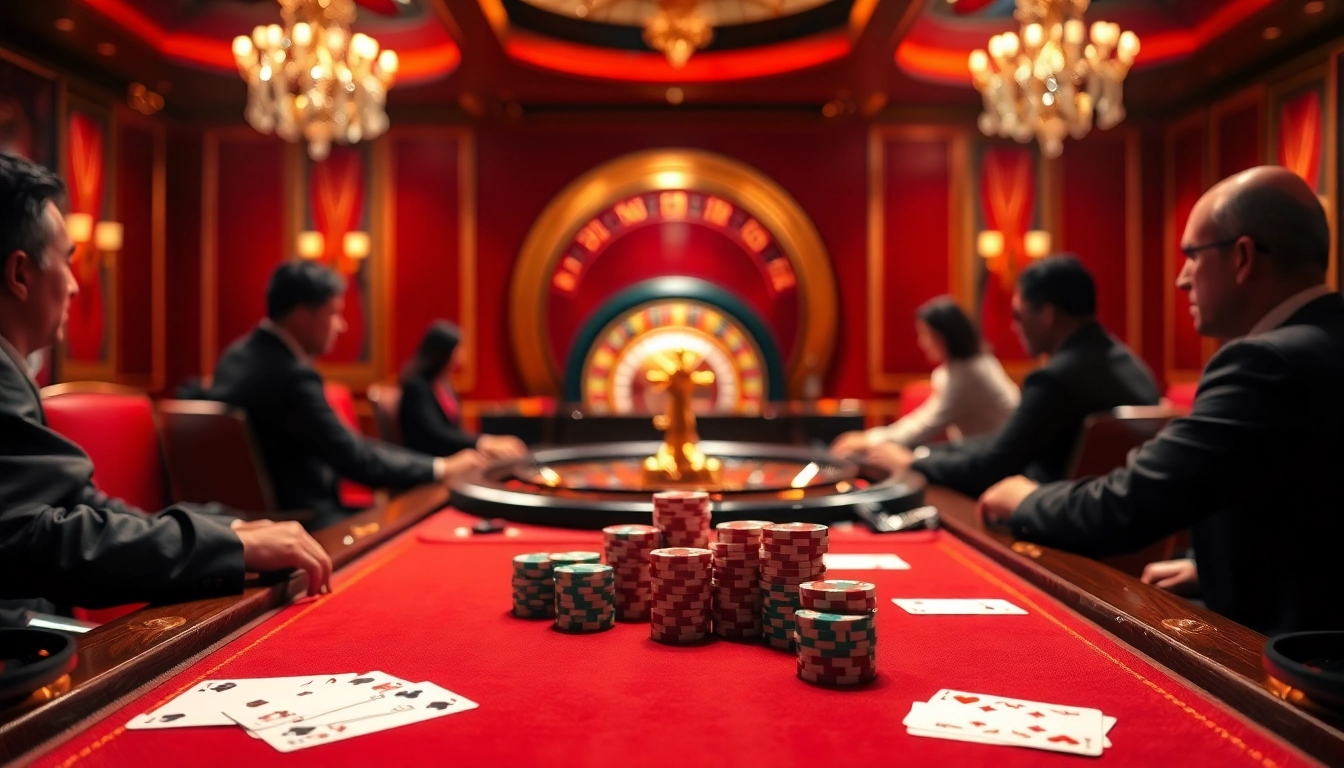 Experience the excitement of gambling at trang chủ mm88 with high-stakes poker in a luxurious casino.
