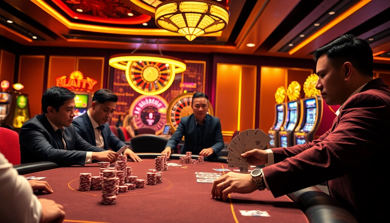 Engage in thrilling poker action at Hello88 casino with luxurious settings and focused players.