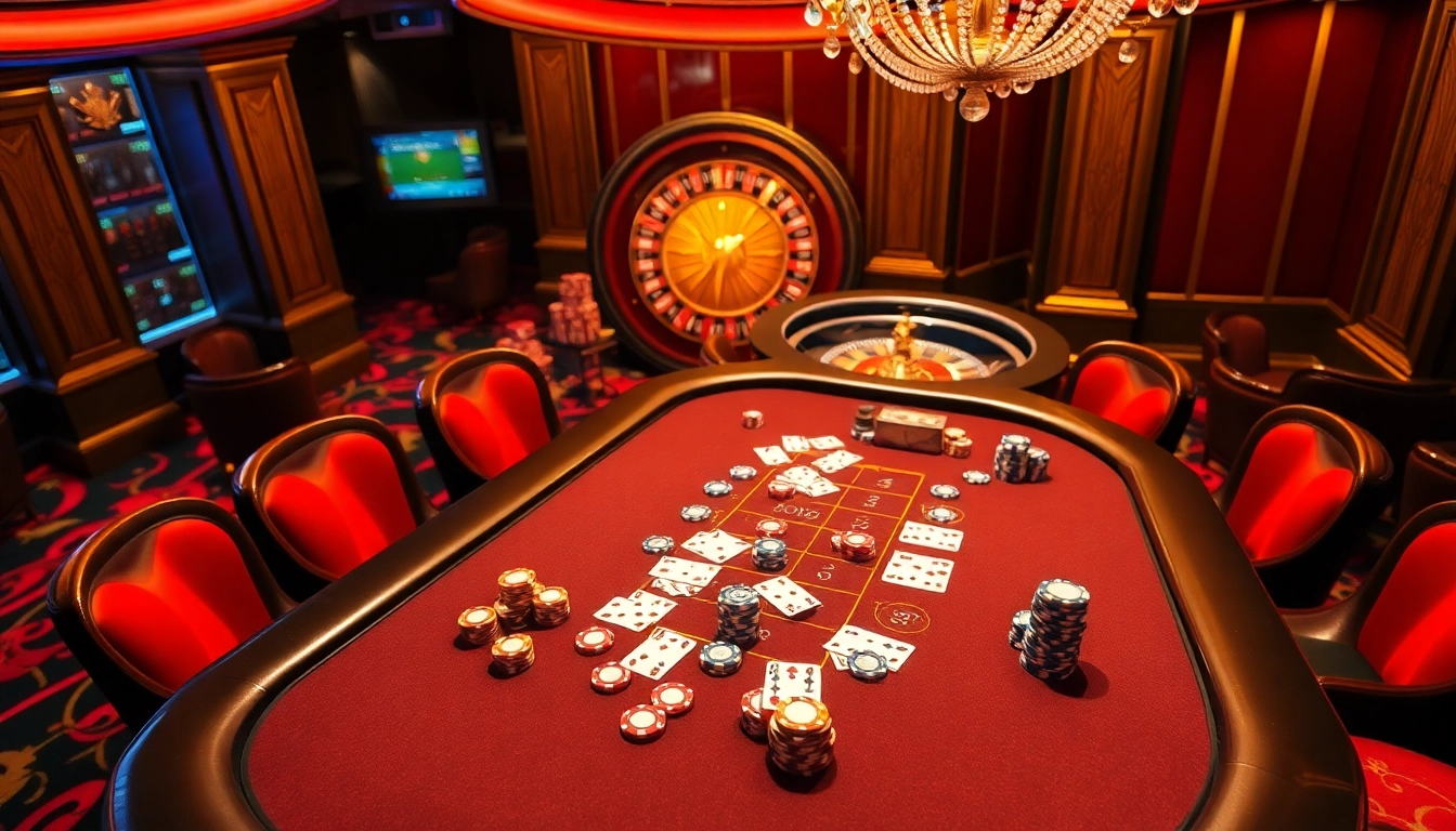 Experience high-stakes poker action at https://do666.at with vibrant chips and luxurious casino ambiance.