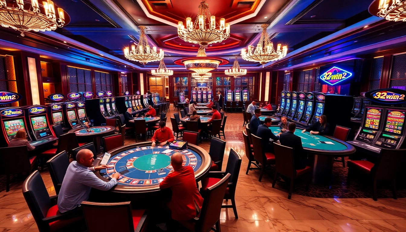 Experience the excitement of 32win2 with vibrant casino tables and thrilling gameplay.
