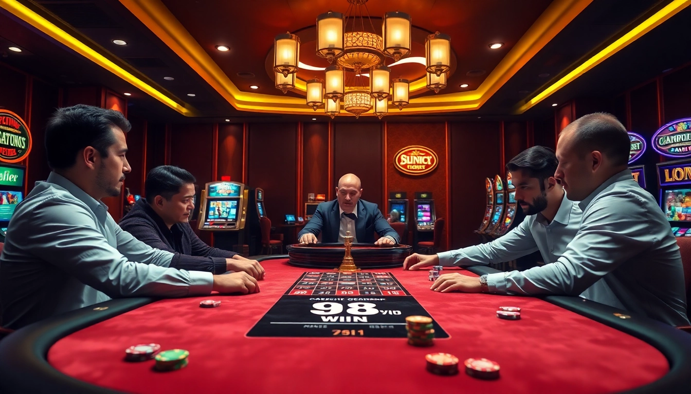 Experience the thrill of winning at 98 win casino with excitement at the poker table.