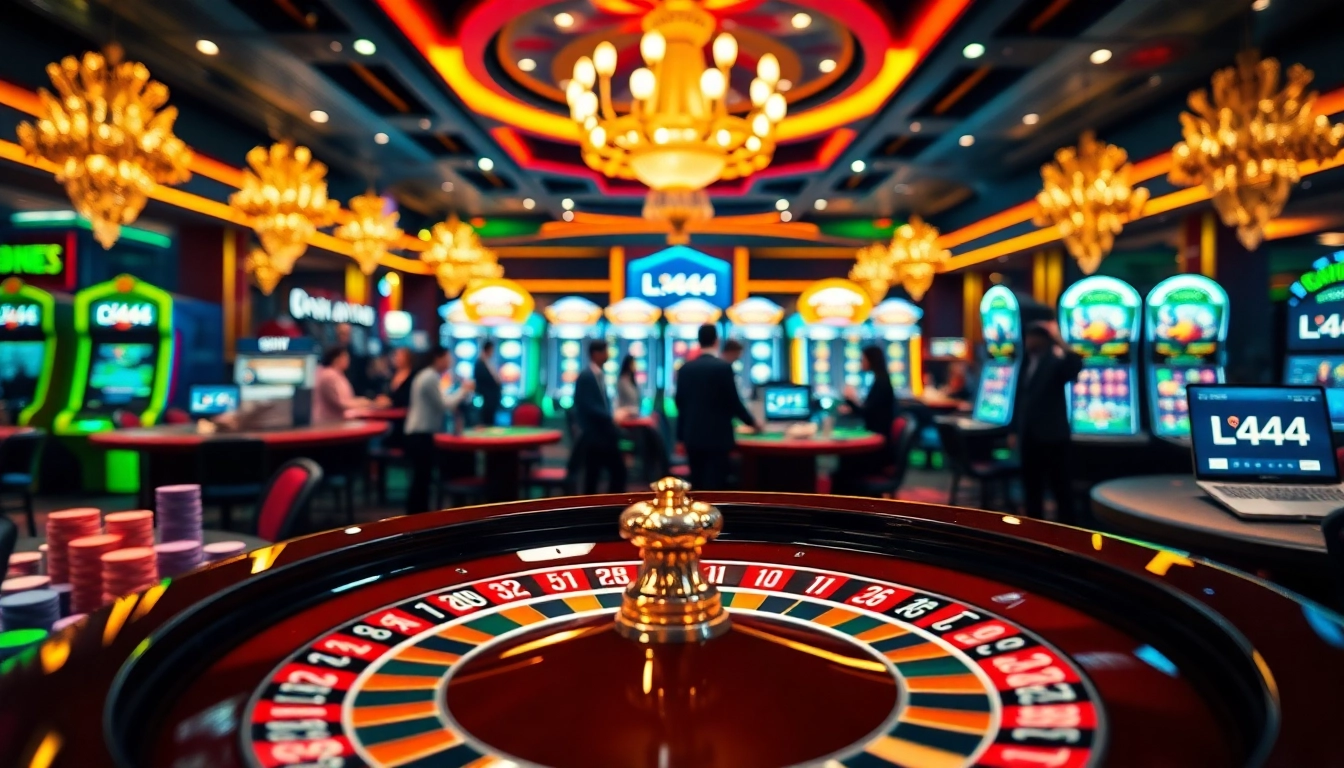 Experience thrilling gaming at https://l444.art/ with vibrant casino scenes and professional gameplay.