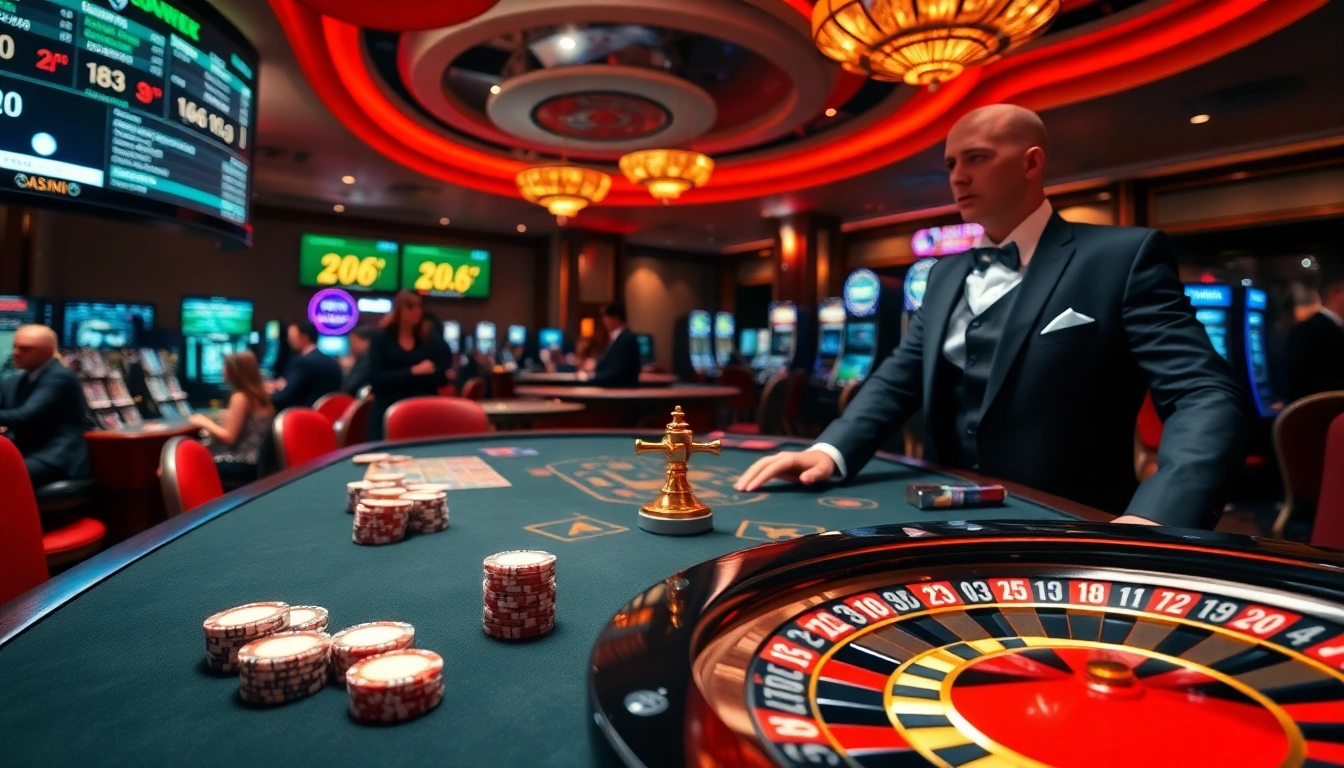 Engage with 링크모음 at a premium casino featuring lively tables and elegant gaming setups.