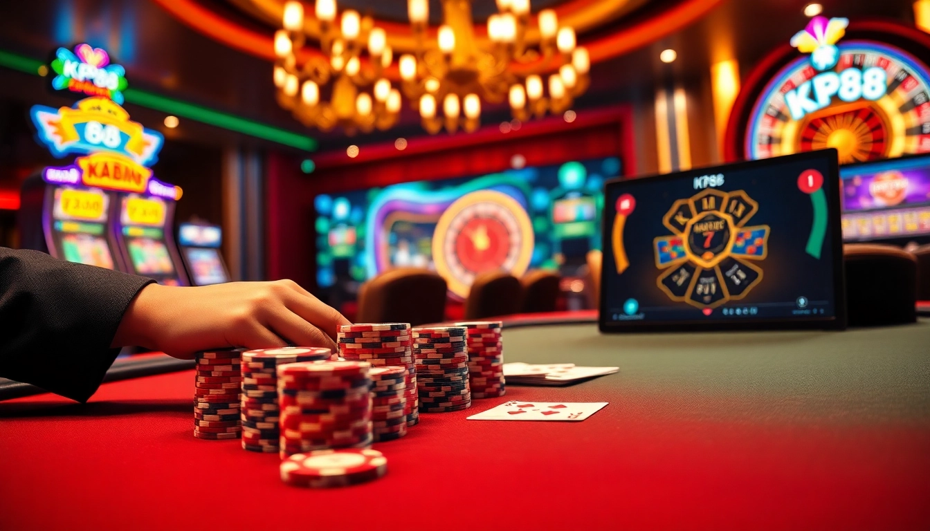 Experience the excitement of KP88 with vibrant poker action and colorful slot machines.