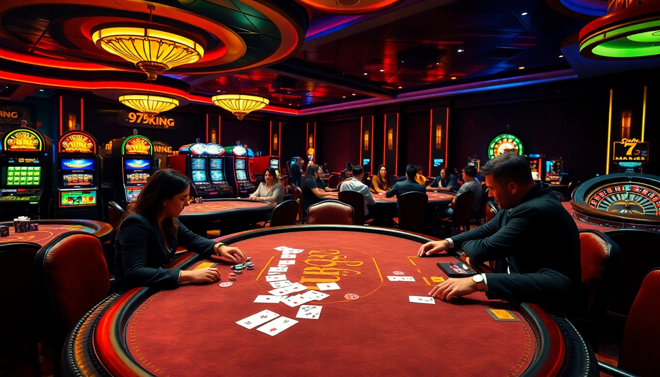 Experience the excitement at 79king casino with vibrant poker tables and dynamic gameplay.