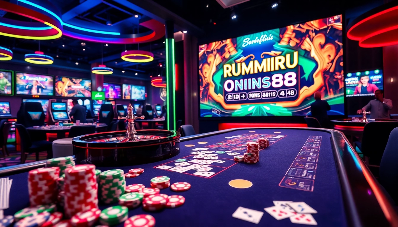 Experience the thrill of רמיקוב אונליין at a luxurious casino gaming table.