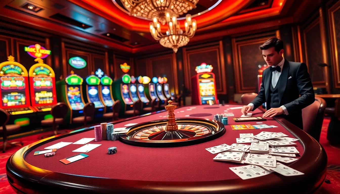 Experience the excitement at KK55.com with high-stakes poker and vibrant casino visuals.