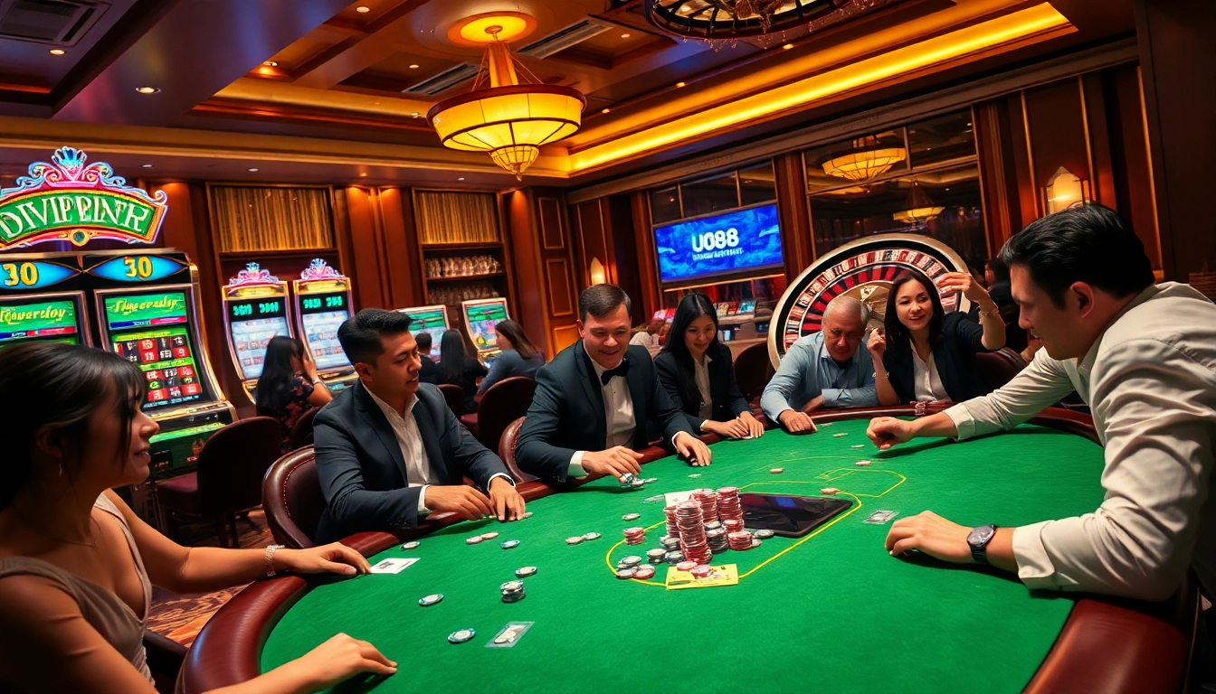 Experience the excitement of uu88 casino with immersive poker gameplay and vibrant slot machines.