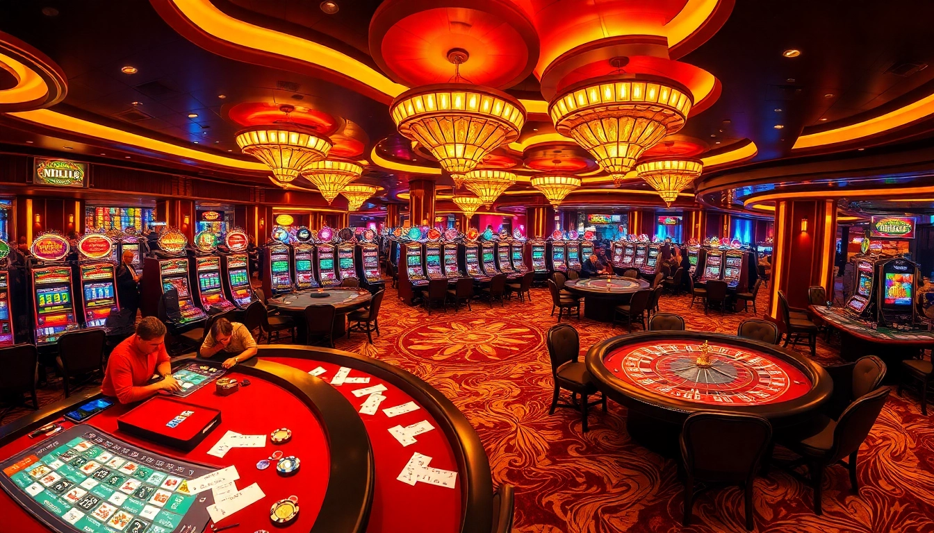 Experience the thrill of gaming at hitclub.miami with vibrant casino tables and engaging players.