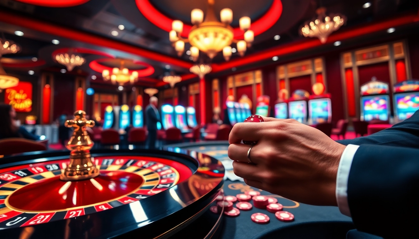 Experience excitement at elang212 with players celebrating wins at a vibrant casino table.