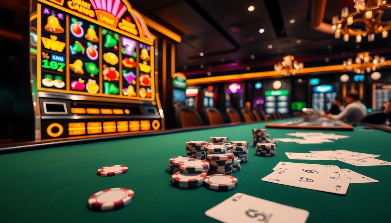 Experience thrilling games at situs apiraja88 with vibrant slot machines and professional poker tables.