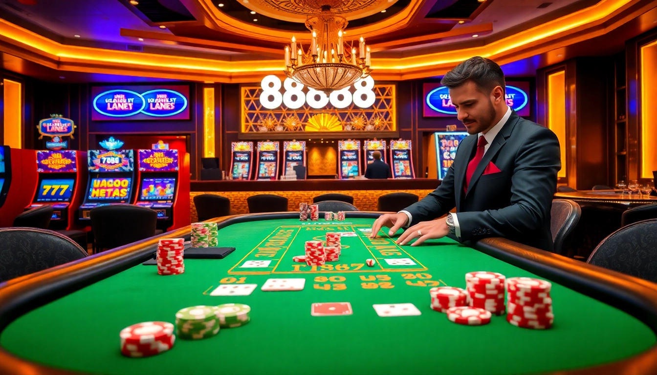 Experience the thrill of game tt88 with vibrant tables and engaging dealers.