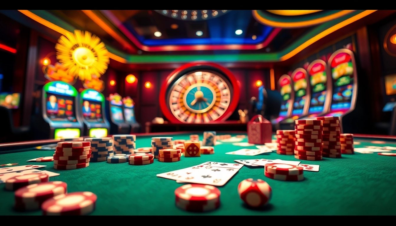Experience the luxury of NK88 Casino with vibrant tables and thrilling game action.