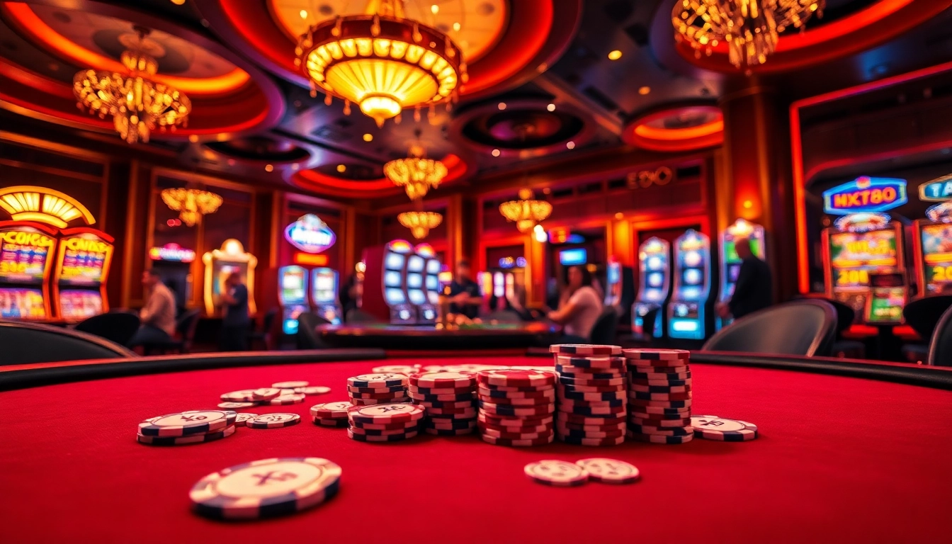 Engaged players at a luxurious casino table with poker chips and cards featuring XX88.