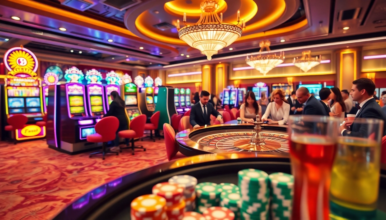 Experience top casino action on the Homepage with engaging slot machines and roulette games.