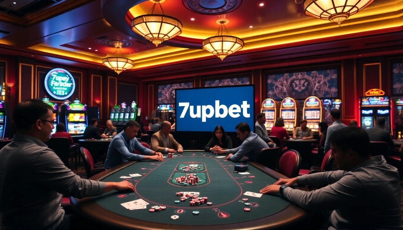Engage with the exciting atmosphere at 7upbet with vibrant casino games and players.