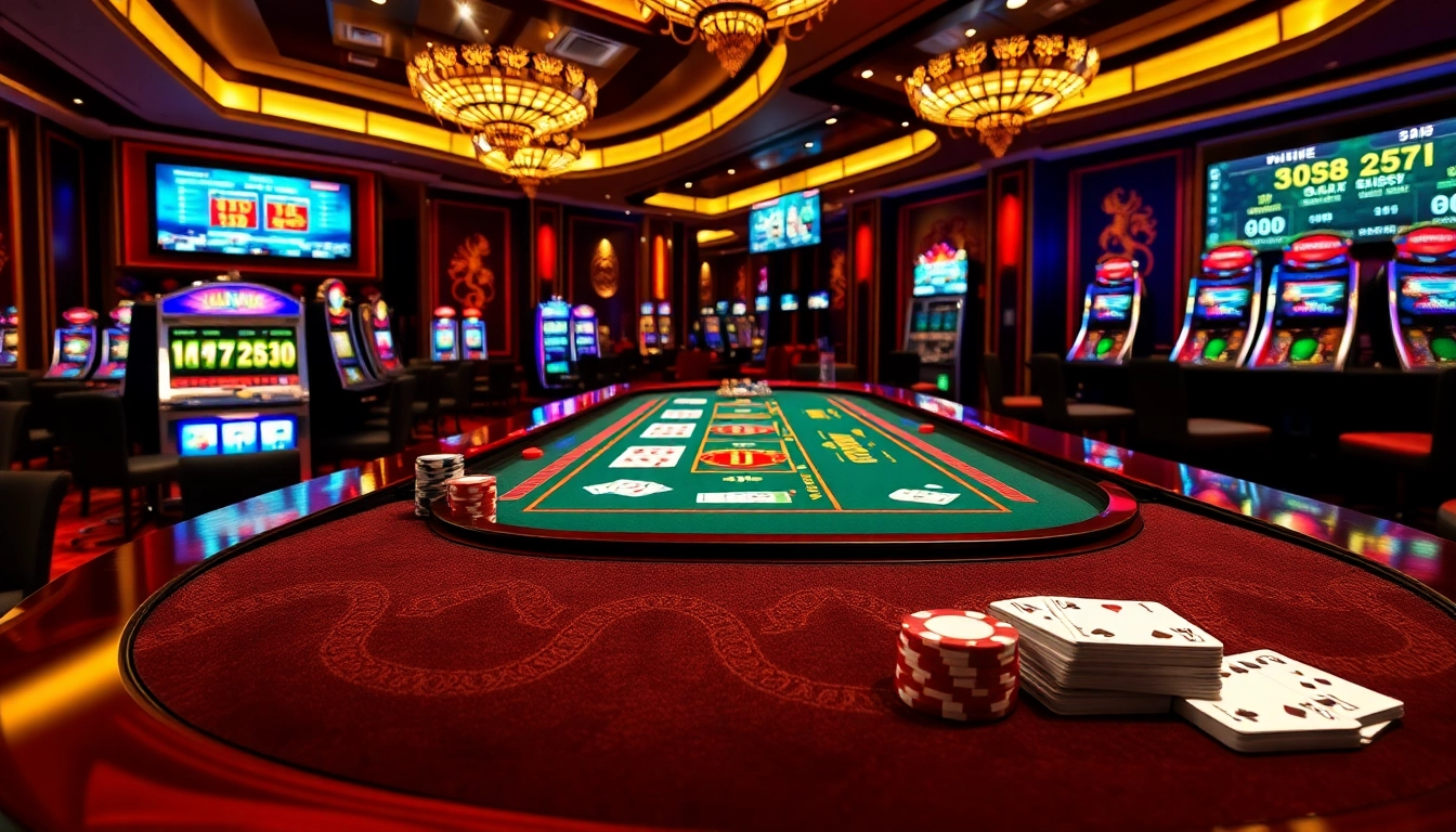 Experience high-stakes excitement at sv388.financial with vibrant casino elements and sophisticated game settings.