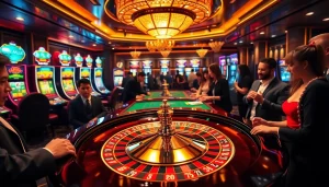 Gamblers enjoying the thrill of roulette at pg88 com's luxurious casino.
