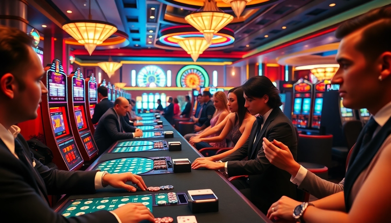 Experience thrilling gambling action at rajatoto88 with vibrant casino visuals.