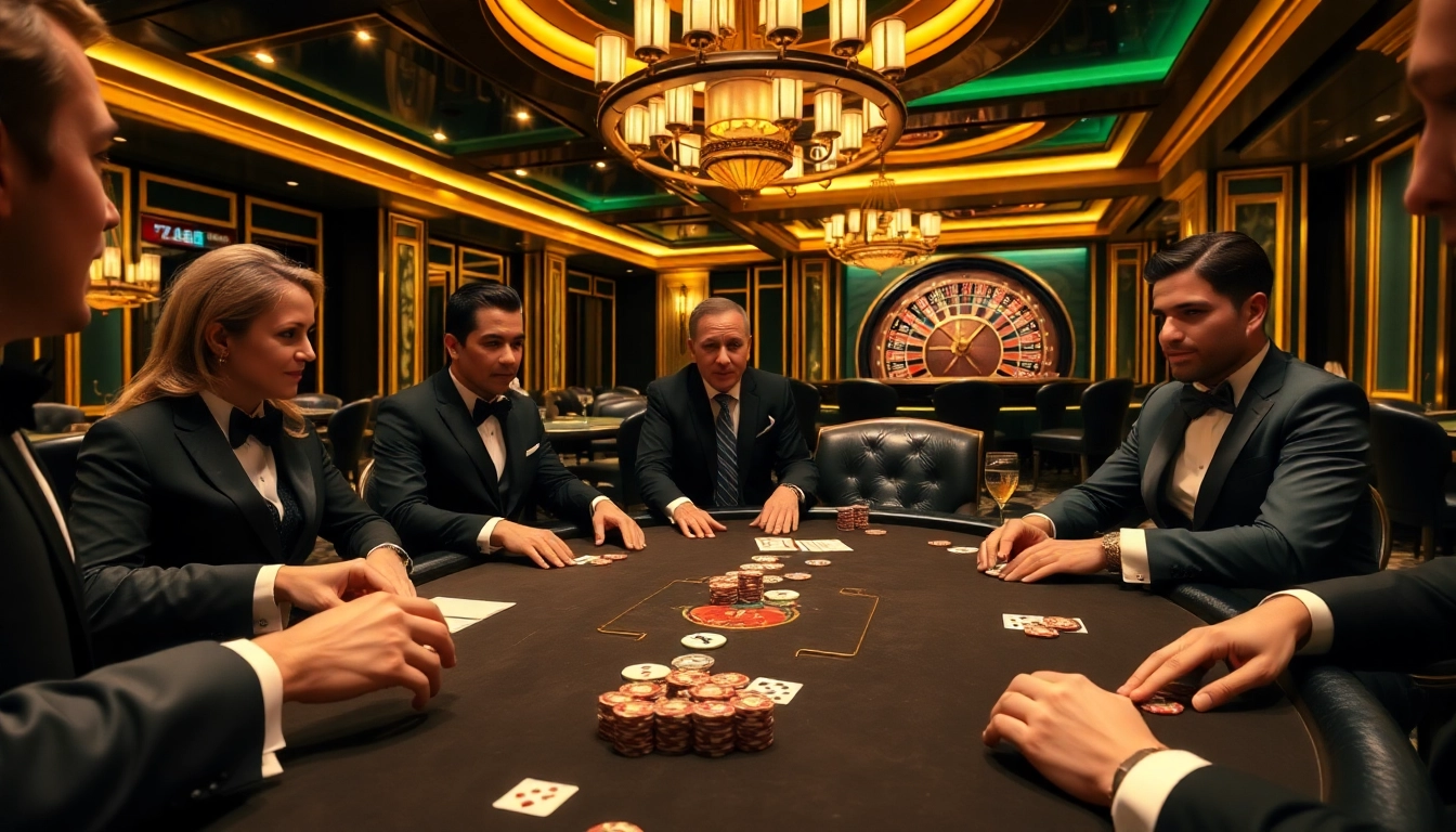 Exciting Texas Hold'em game scene at 789f casino showing players in action.