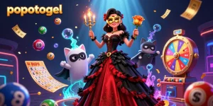 Experience the exhilaration of popotogel with dynamic lottery elements and vibrant gaming visuals.
