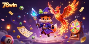 Experience thrilling gameplay at 78win with colorful lottery elements and captivating characters.