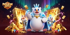 Engage in online gaming excitement with PASUKAN JITU featuring rich 3D casino elements.