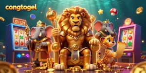 Experience thrilling wins at congtogel with slot machines and vibrant casino characters!