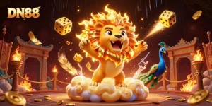 Experience thrilling gameplay at DN88 with cartoon characters and vibrant casino elements.